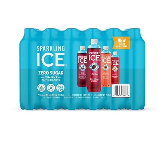 BIZ Sparkling Ice Blue Variety Pack (17 oz., 24 pk.)