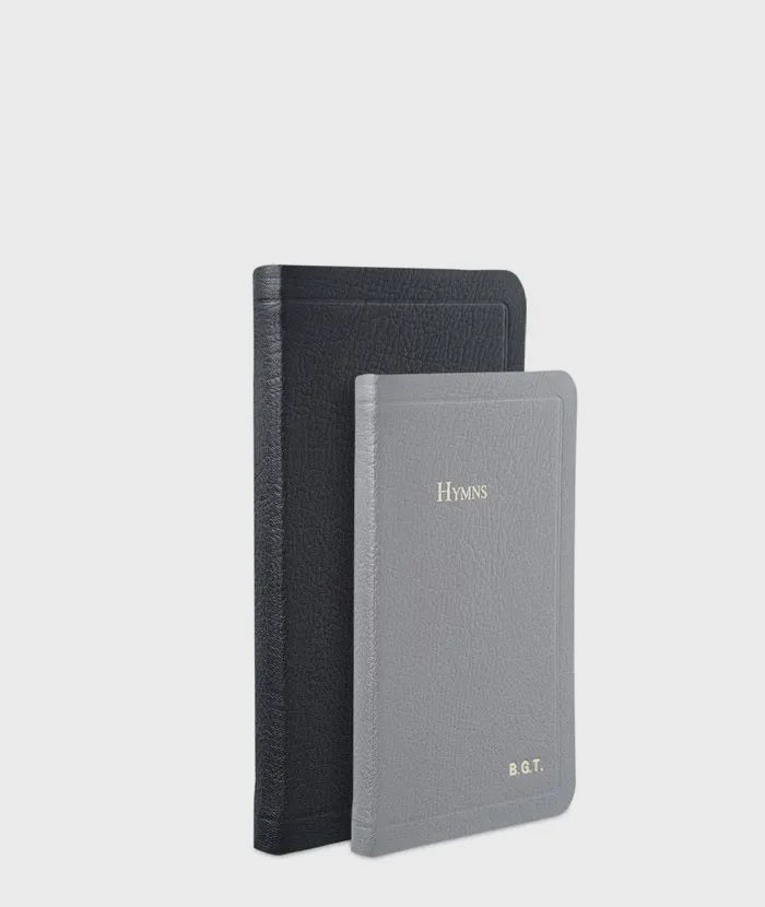 Hymn Book Large Leather w/Line Index