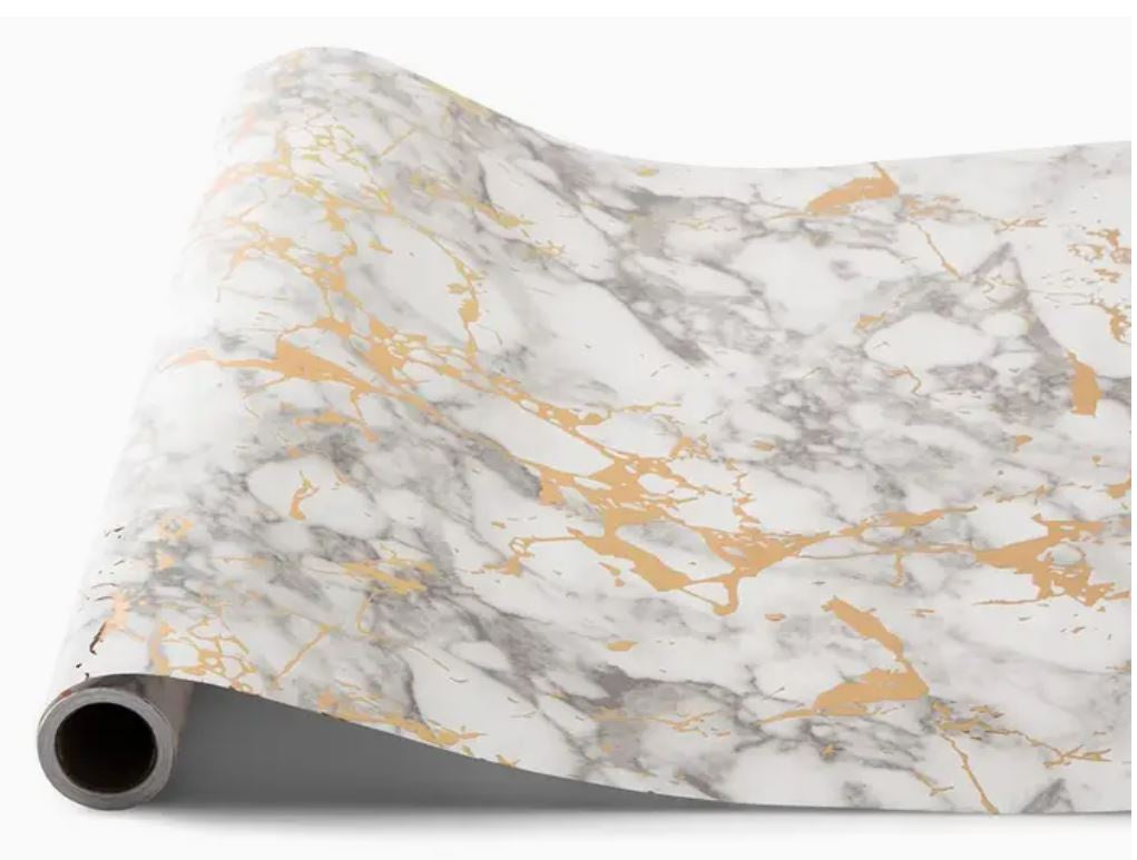 Marble Paper Table Runner 25' (L) x 20" (W)