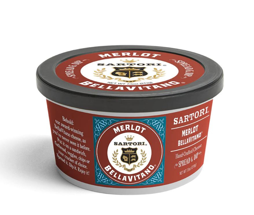 Sartori Merlot Cheese Spread - 7.5oz