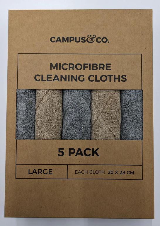 CAMPUS&CO. Microfiber Cloths 5ct