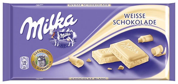 Milka White Chocolate Bar 3.5oz