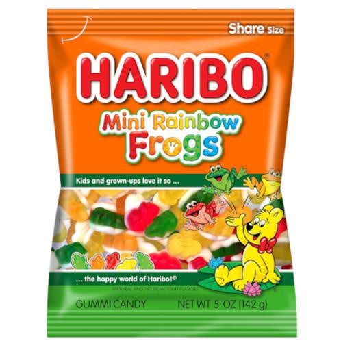 Haribo Mini Rainbow Frogs 5oz