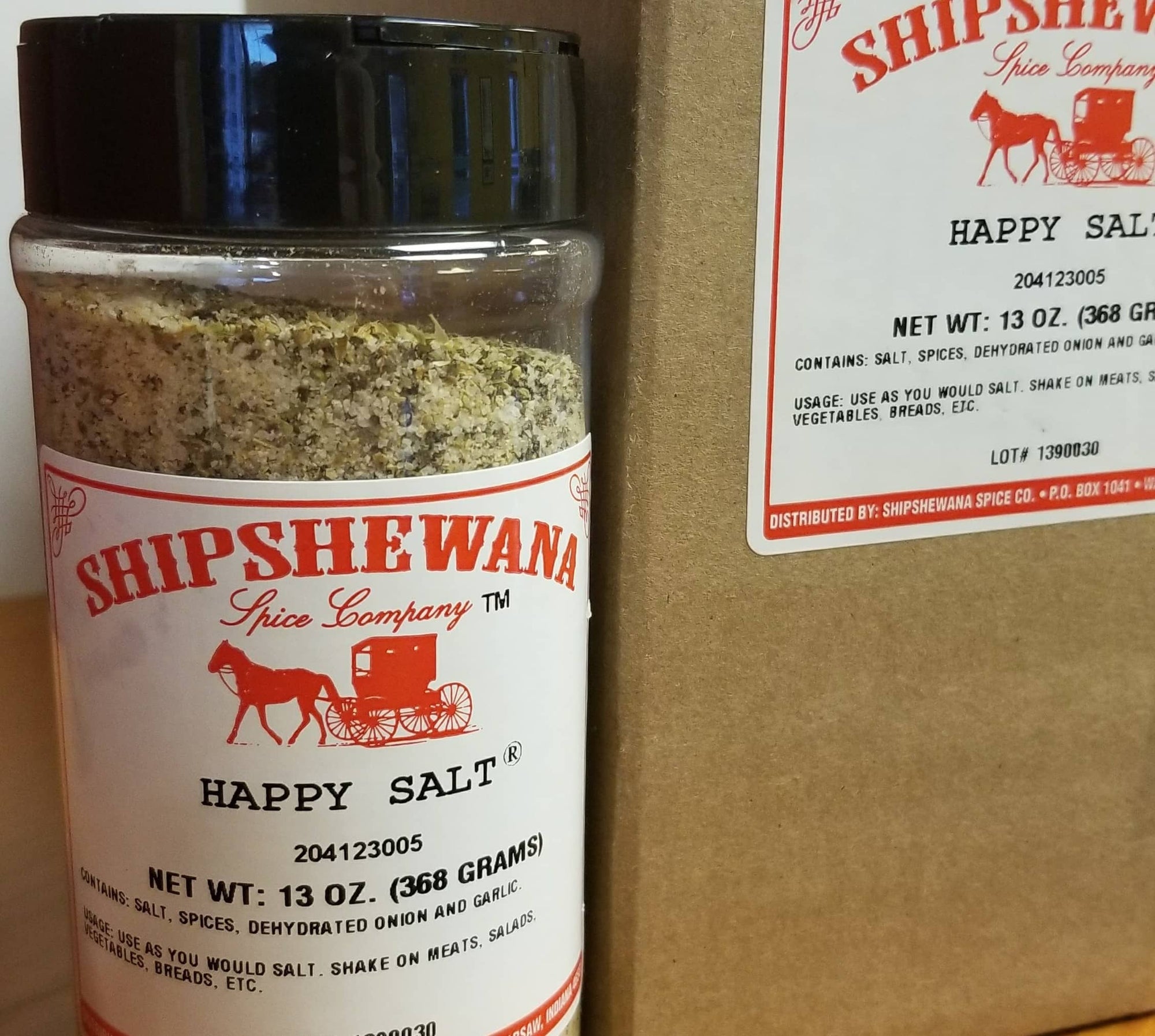 Shipshewana Spice Company Happy Salt 13 oz