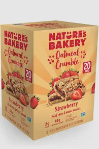 BIZ Nature Bakery Oatmeal Crumble Strawberry 2oz 20ct