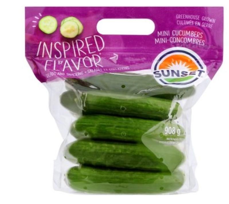 Sunset Mini Cucumbers 2lb * PRE-ORDER ONLY*