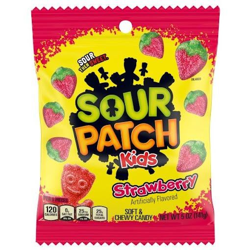 Sour Patch Kids Candy Strawberry 3.6oz