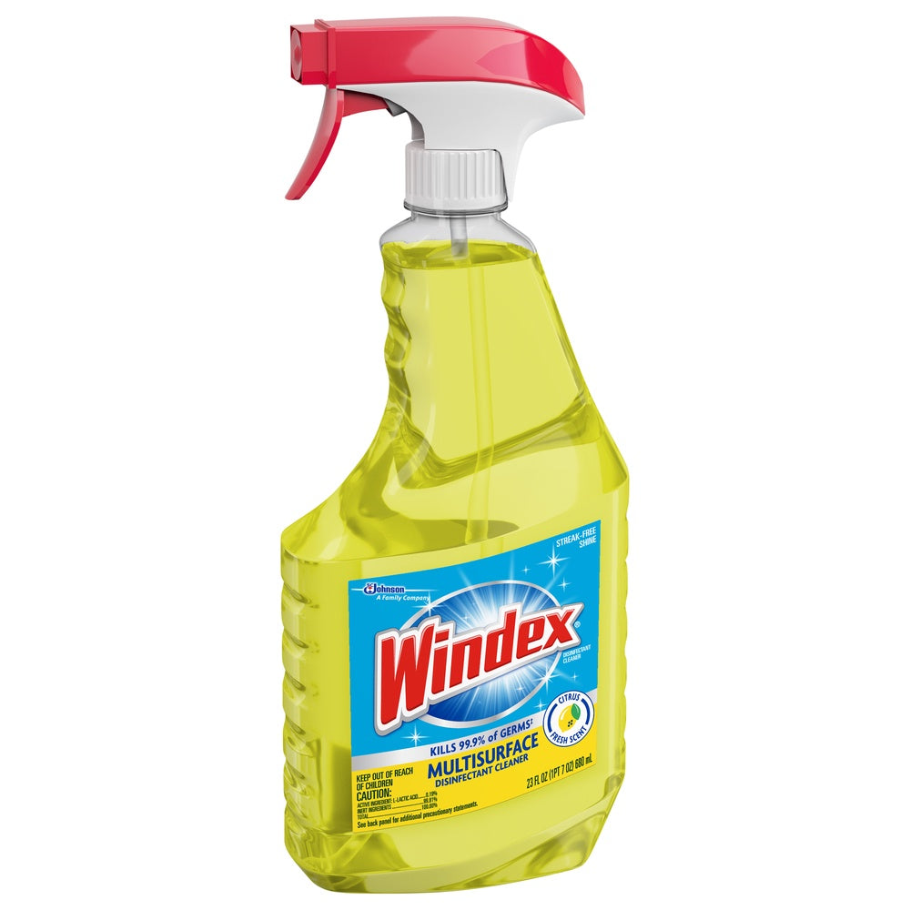 Windex Multisurface Disinfectant Cleaner Citrus Fresh Scent 23oz