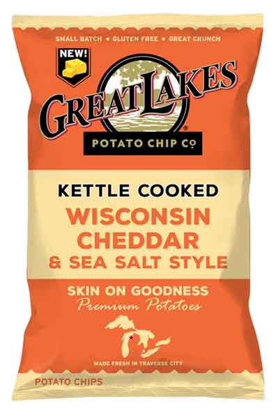 Great Lakes Chip Kettle Chips Wisconsin Cheddar 8oz