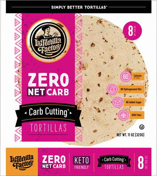 La Tortilla Zero Net Carbs 8ct