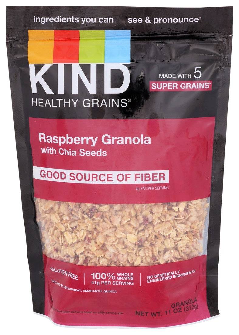 Kind Healthy Grains Clusters Raspberry Granola with Chia Seeds 11oz