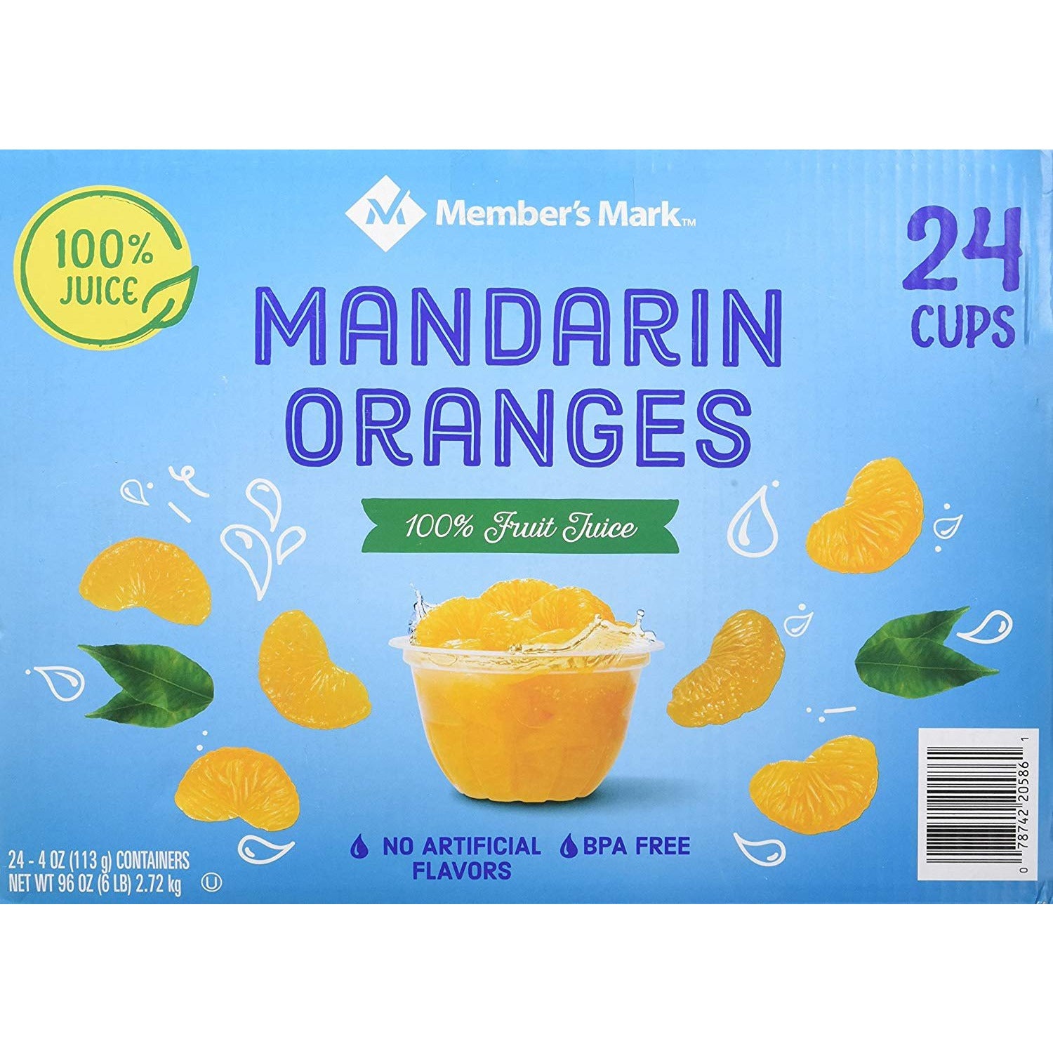 Members Mark Mandarin Oranges 24ct/4oz