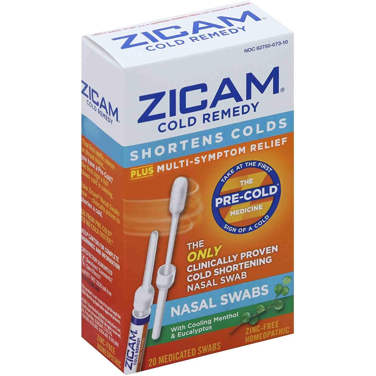 Zicam Nasal Swab Cold Remedy 20ct