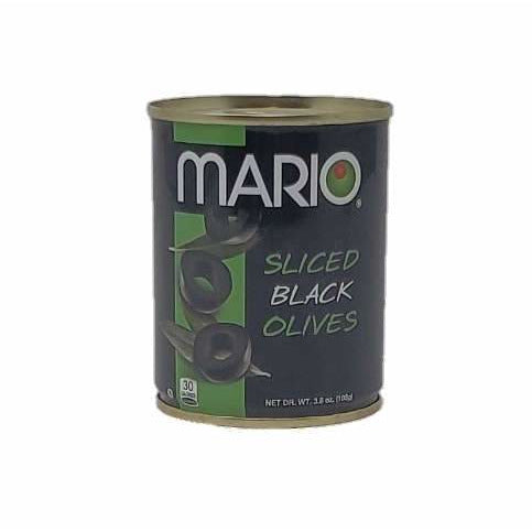 Mario Sliced Black Olives 3.8oz