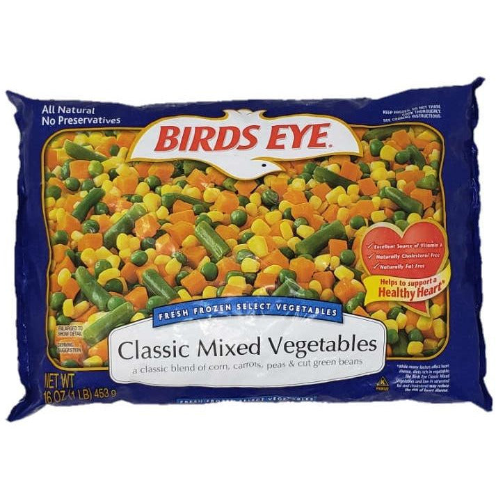 Birds Eye Mixed Vegetables Frozen 16oz