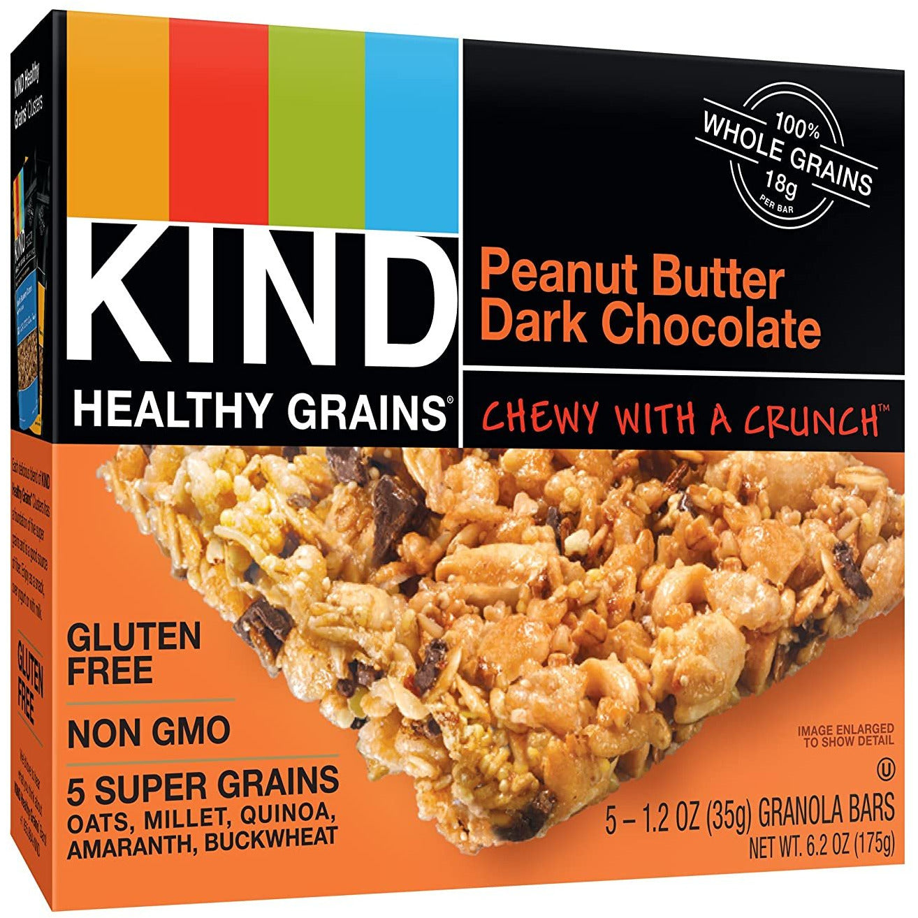 Kind Gluten Free Granola Bars Peanut Butter Dark Chocolate 5ct