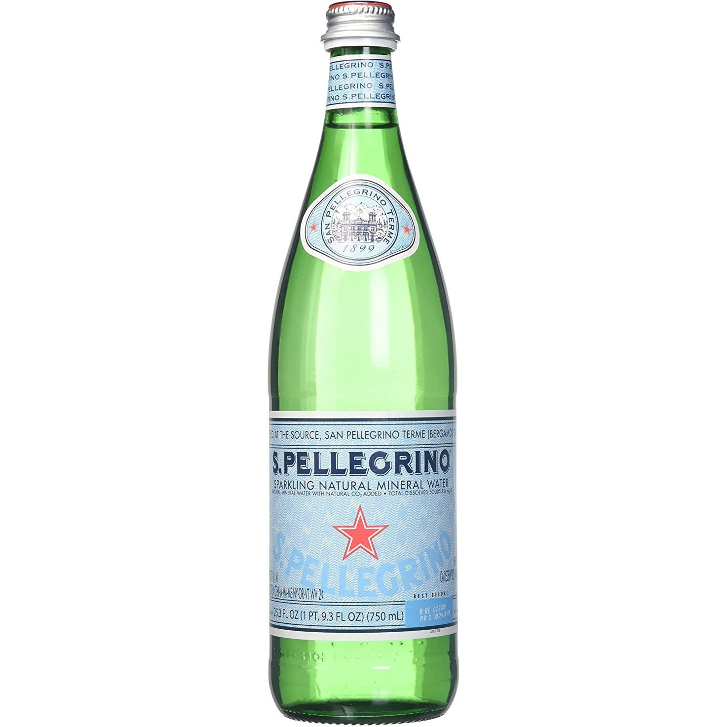 San Pellegrino Sparkling Mineral Water 25.3oz (Deposit Incl)