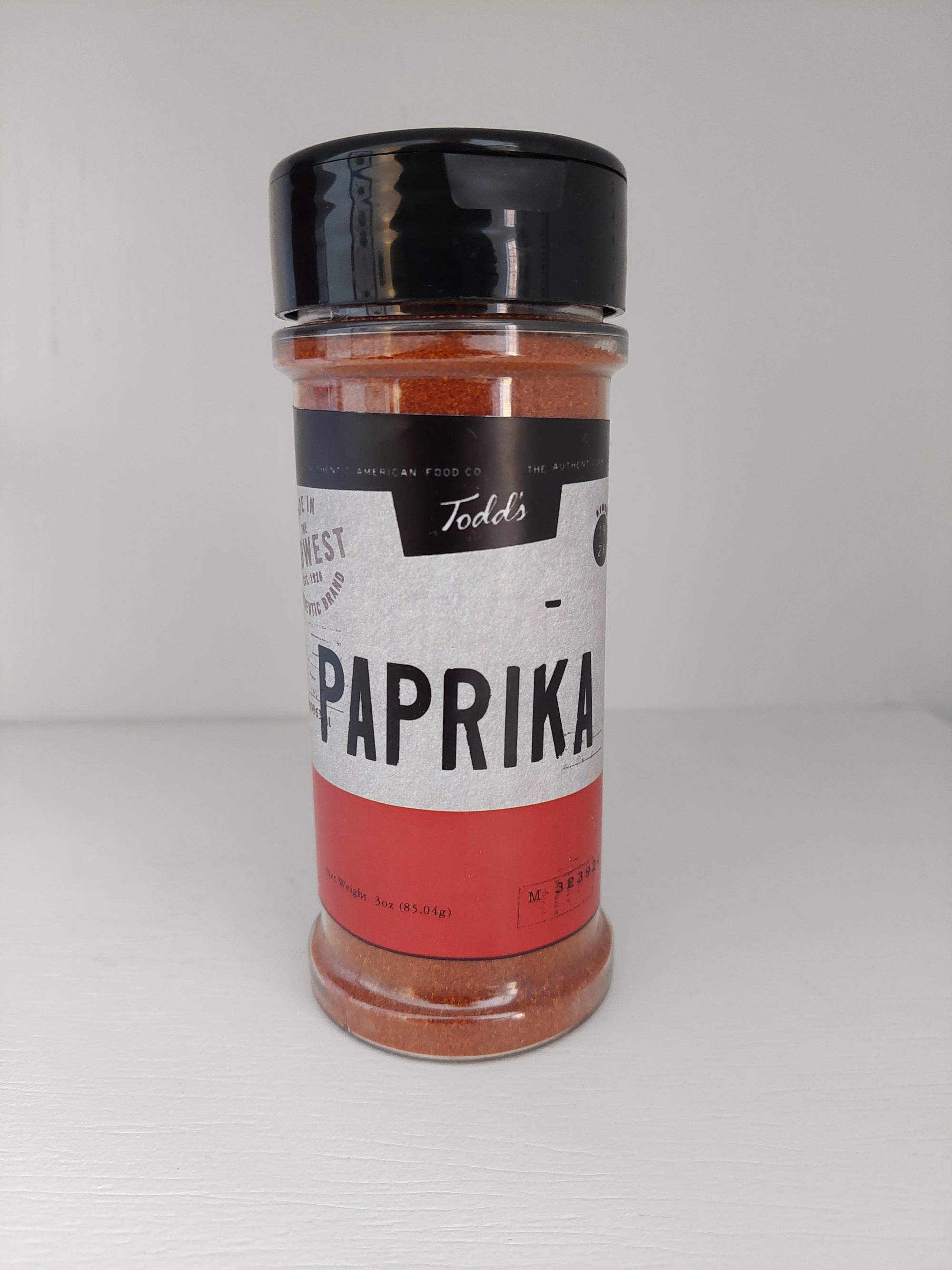 Todd's Paprika 3 oz