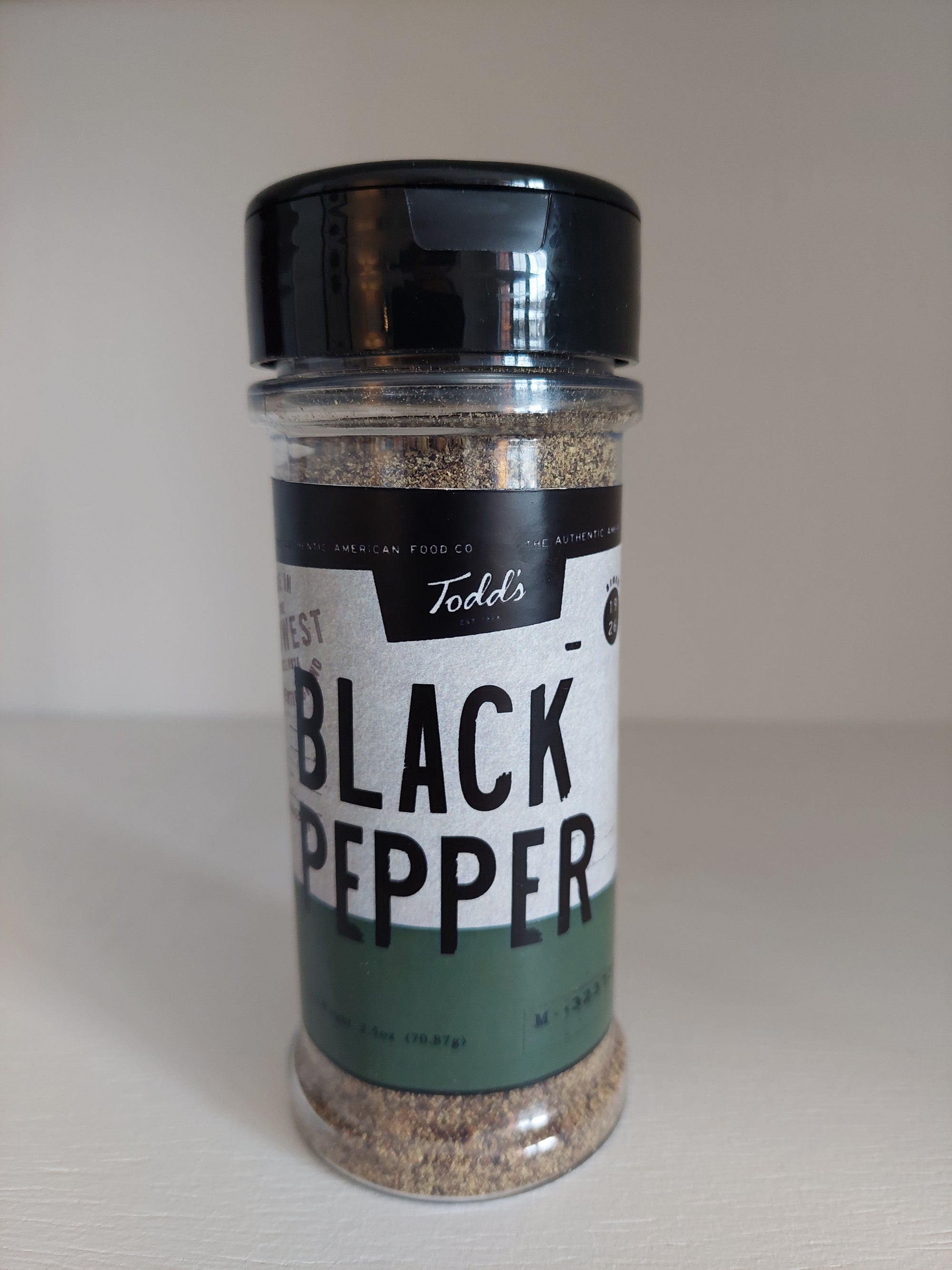 Todd's Black Pepper 2.5 oz