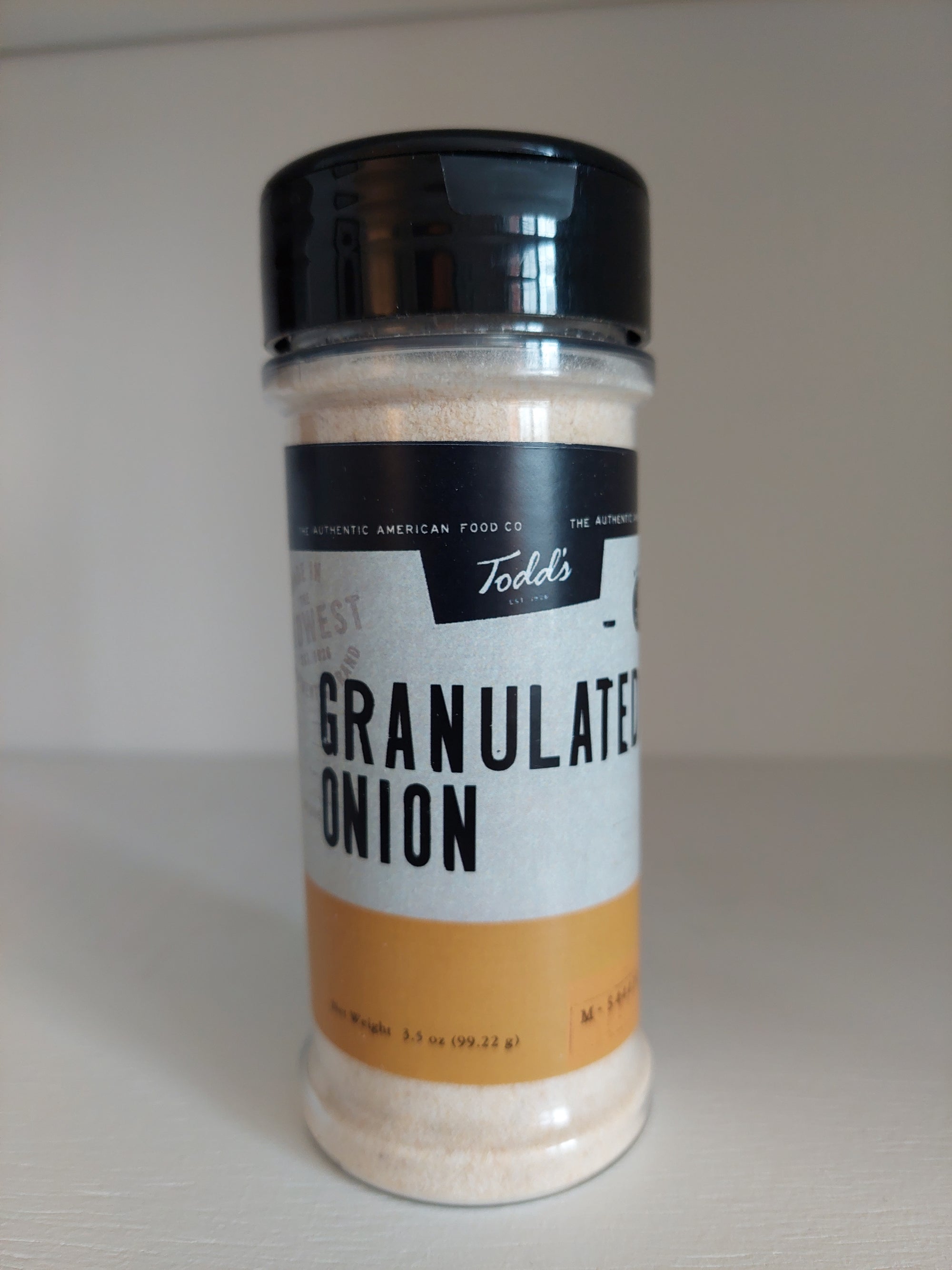 Todd's Granulated Onion 3.5 oz