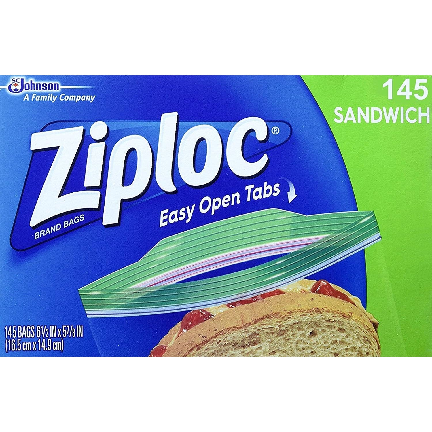 Ziploc Bags Sandwich Size 145ct