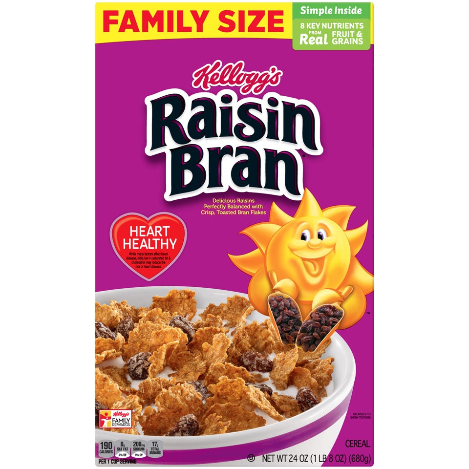 Kelloggs Raisin Bran Cereal 24oz