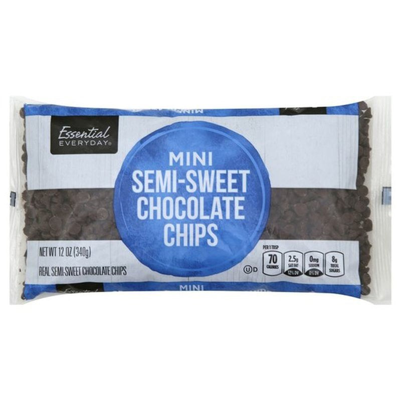 Essential Everyday Baking Chips Chocolate Mini 12oz