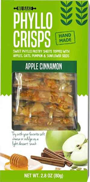 Nubake Phyllo Crisps Apple Cinnamon 2.8oz