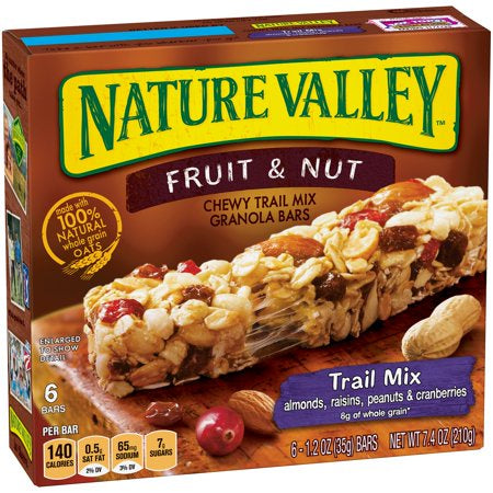 Nature Valley Bars Trail Mix Fruit Nut Blend 6ct/7.4oz