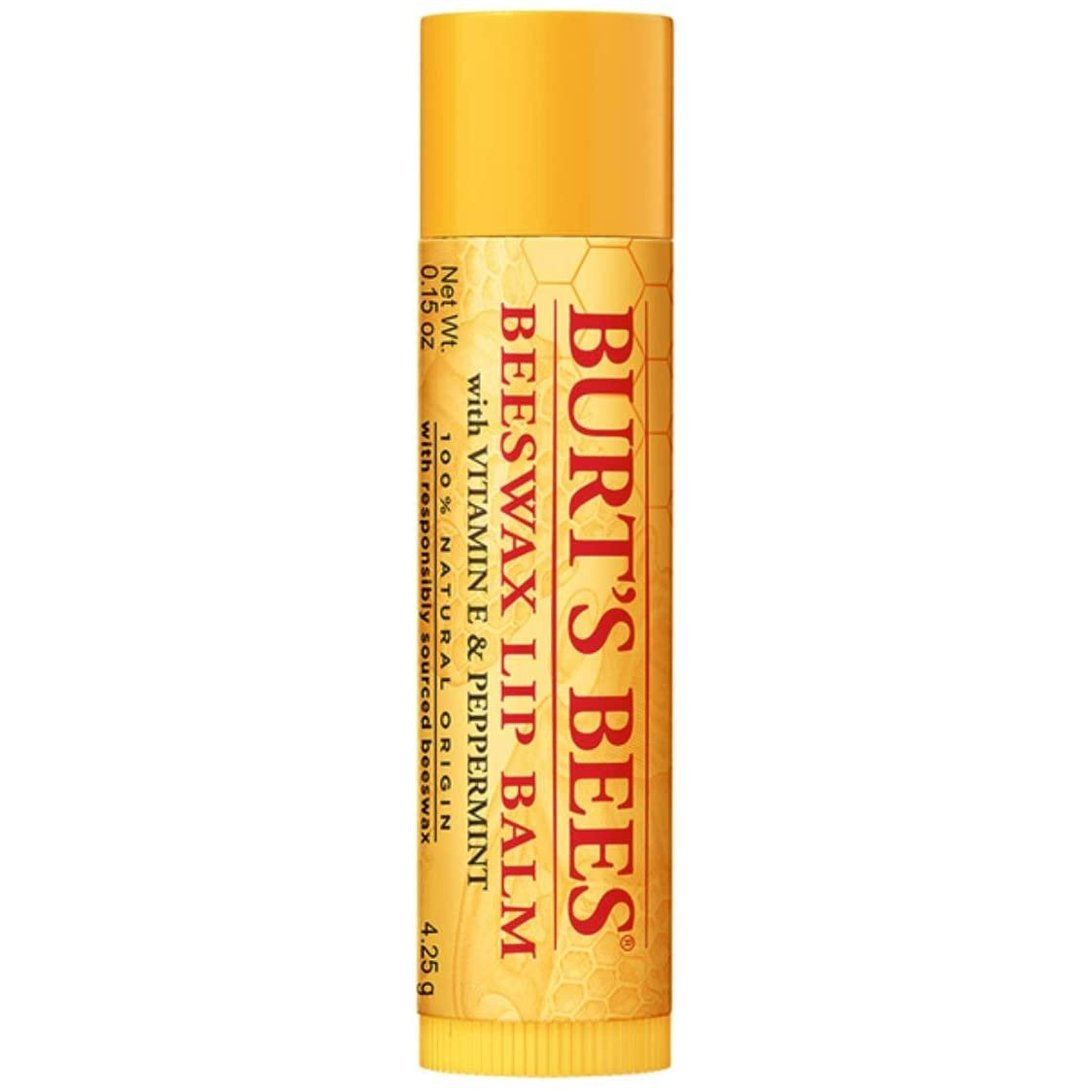 Burts Bees Lip Balm Beeswax .15 oz