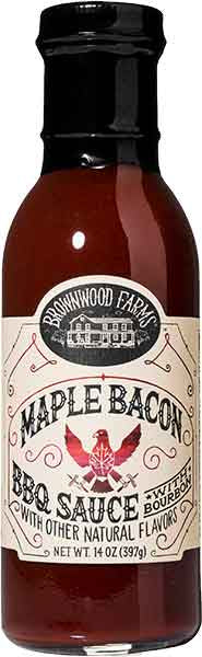 Brownwood Farms Maple Bacon BBQ Sauce 14 oz