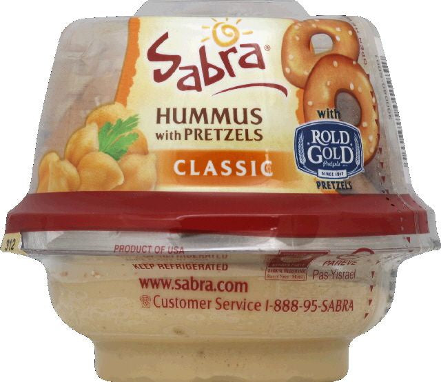 BIZ Sabra Smart Snackers Hummus & Pretzels, 4.56oz