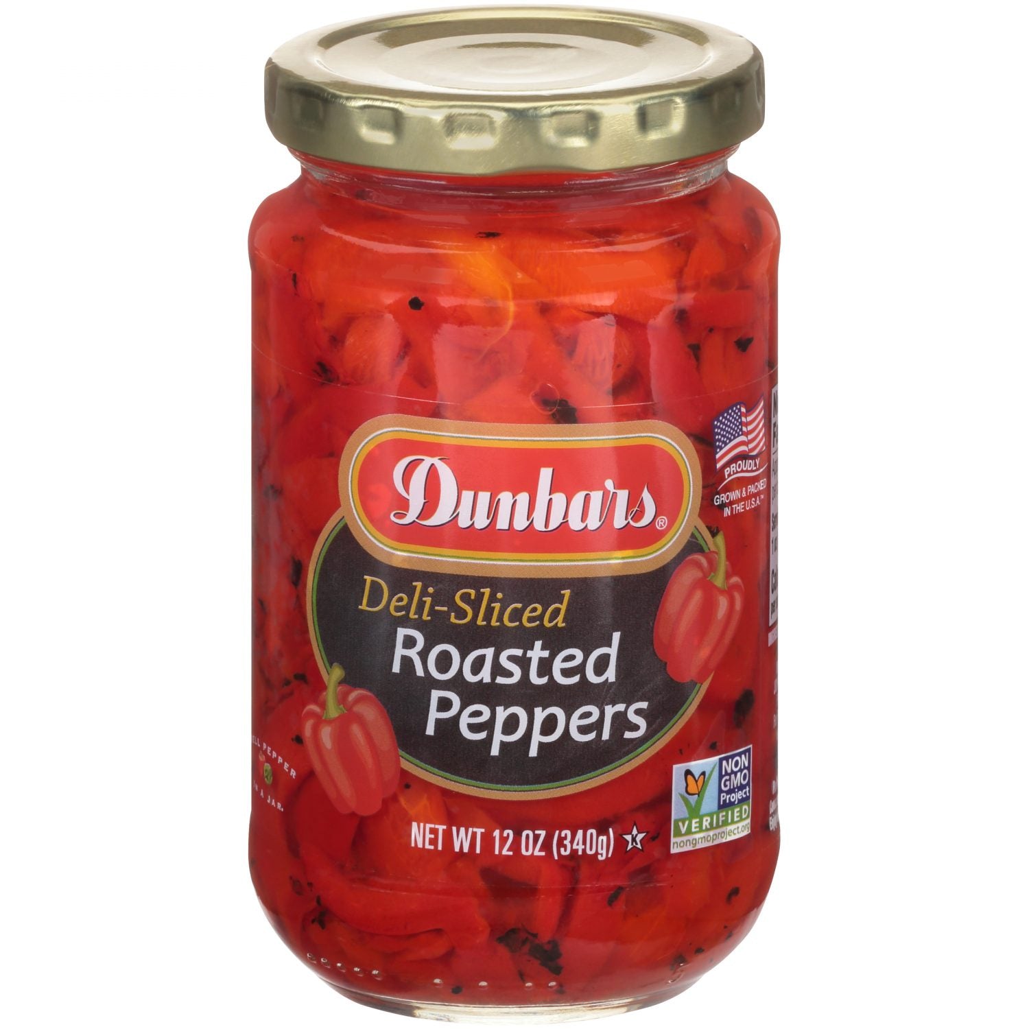 Dunbars Roasted Peppers 12oz