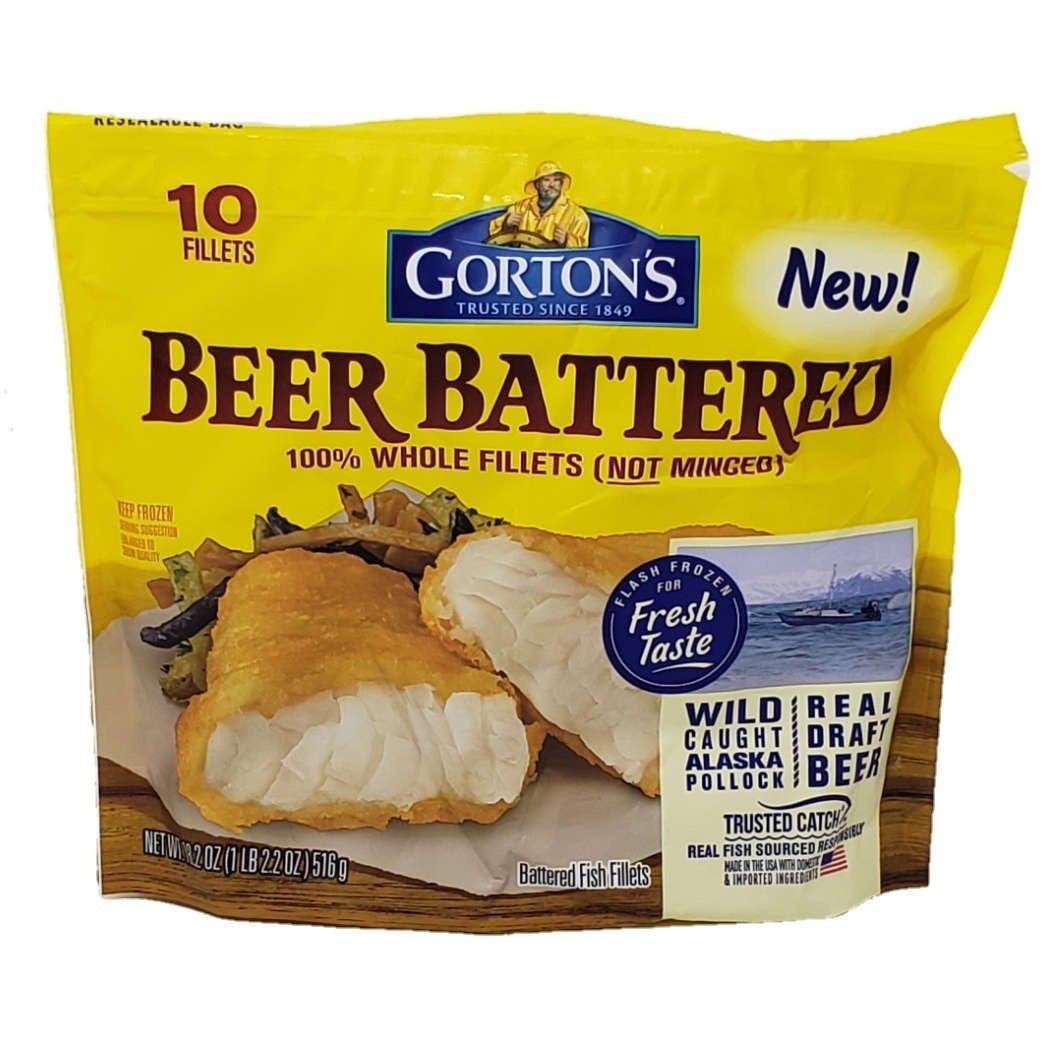 Gorton's Beer Battered Frozen Fish Fillet 18.2oz.