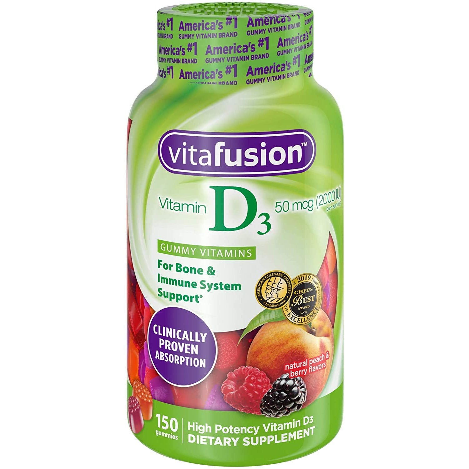 Vitafusion Vitamin D Gummy 150 ct