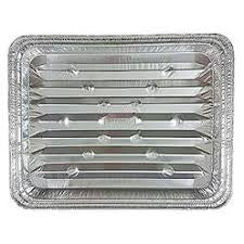 KingZak Aluminum Foil Broiler Pan Large