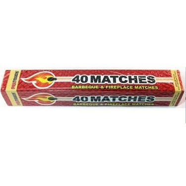 ProTouch Barbeque & Fireplace Matches 40ct