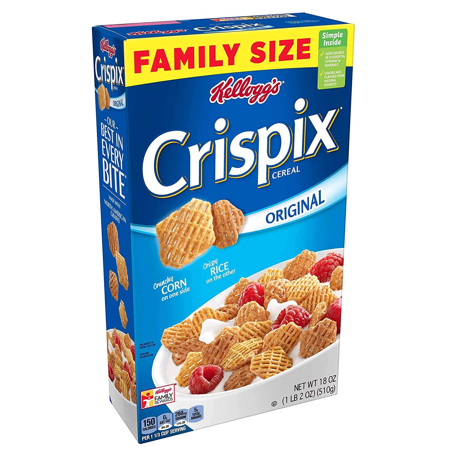 Kelloggs Crispix Cereal 18oz