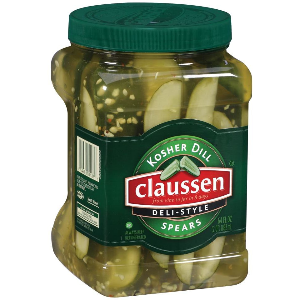 Kraft Claussen Pickles Refrigerated Spears 64oz