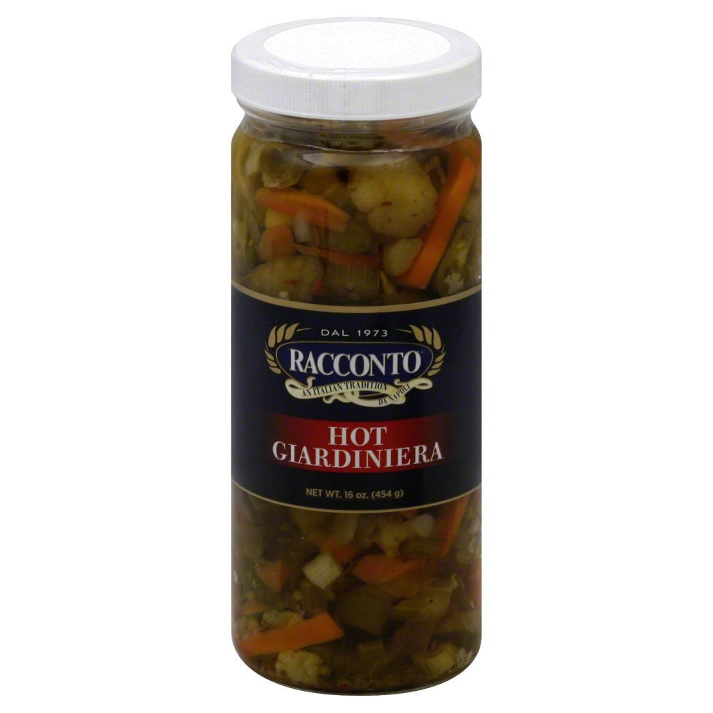 Racconto Hot Giardiniera Peppers 16oz