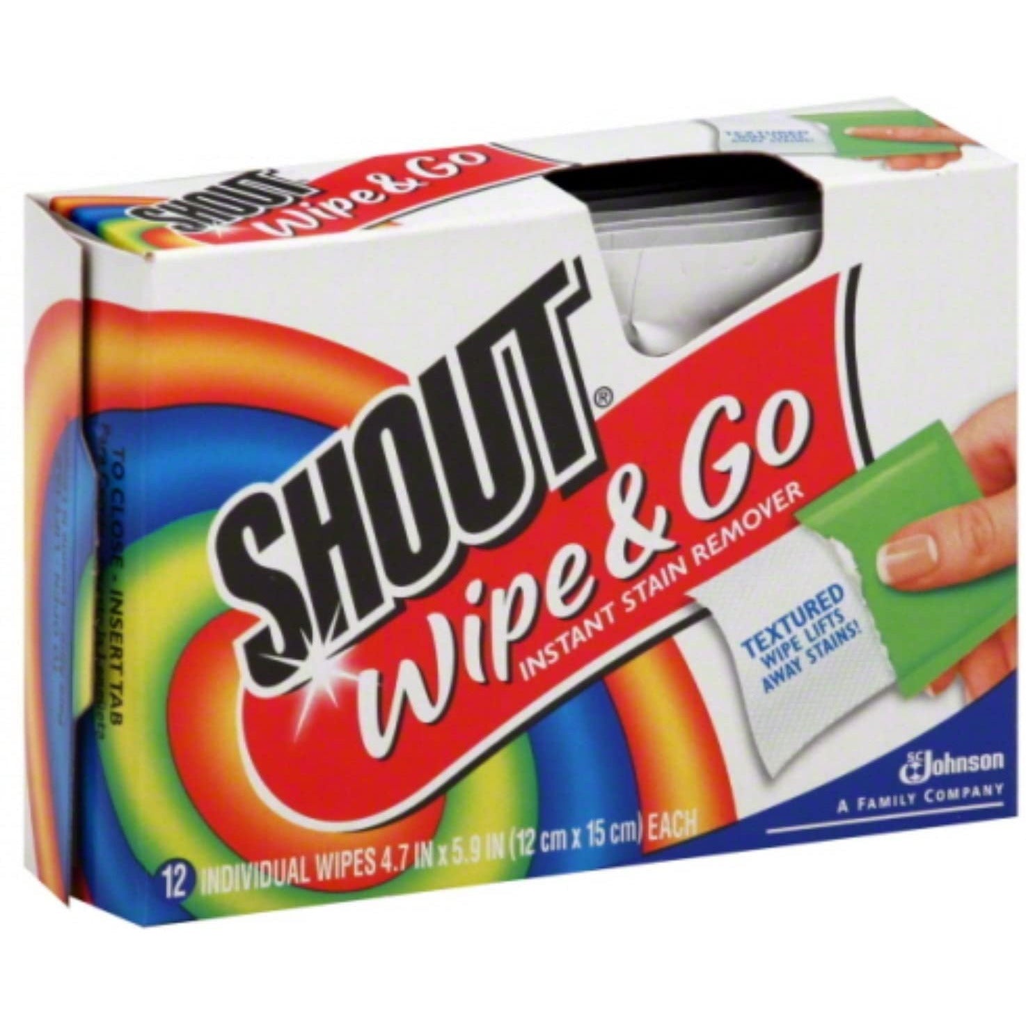 Shout Wipes 12ct