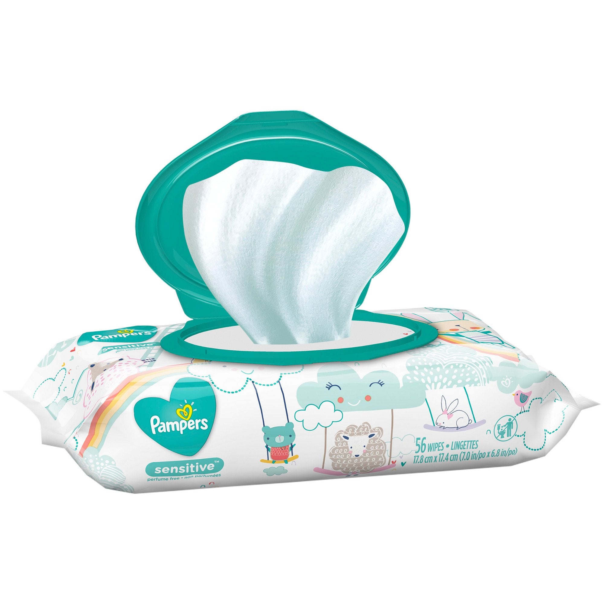 Pampers Sensitive Baby Wipes 56ct