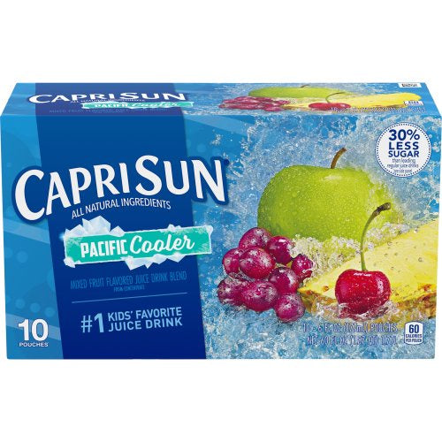 Caprisun Juice Pouches Pacific Cooler 10ct/6oz