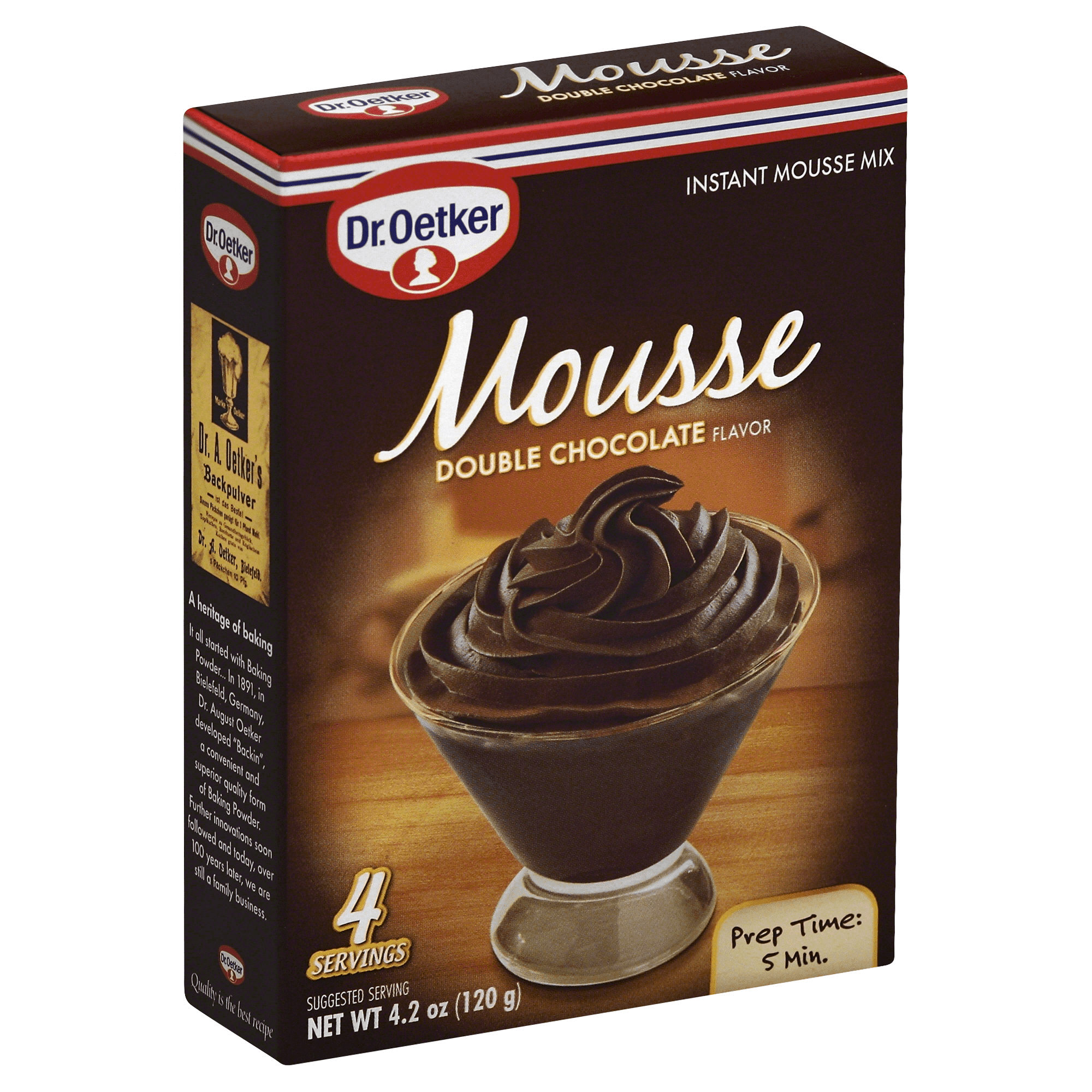 Dr Oetker Mousse Double Chocolate 4.2oz