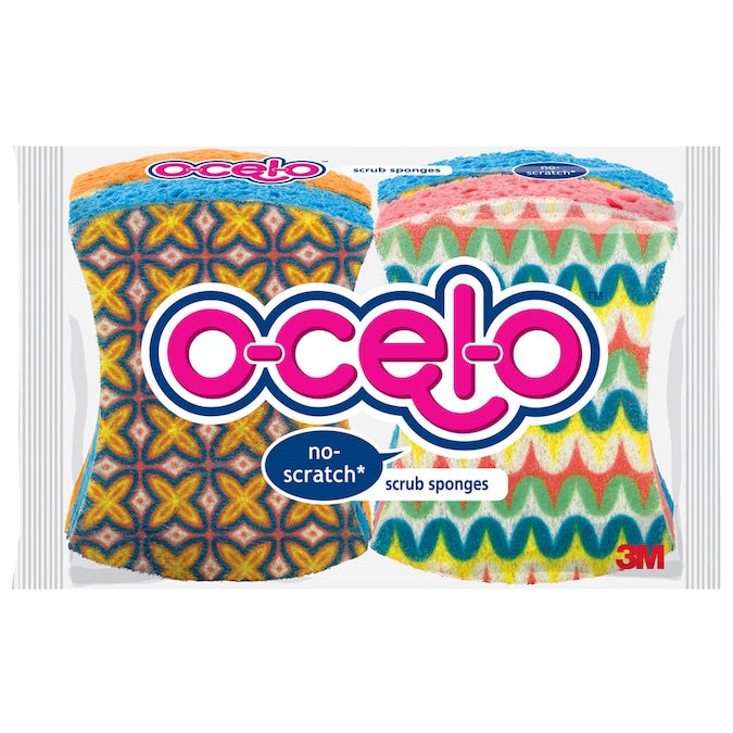 ocelo Everyday Scrub Sponges 4ct