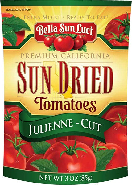 Bella Sun Luci Julienne Cut Sundried Tomatoes 3 oz