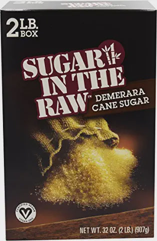 Sugar In The Raw Turbinado Cane Sugar, 2lbs