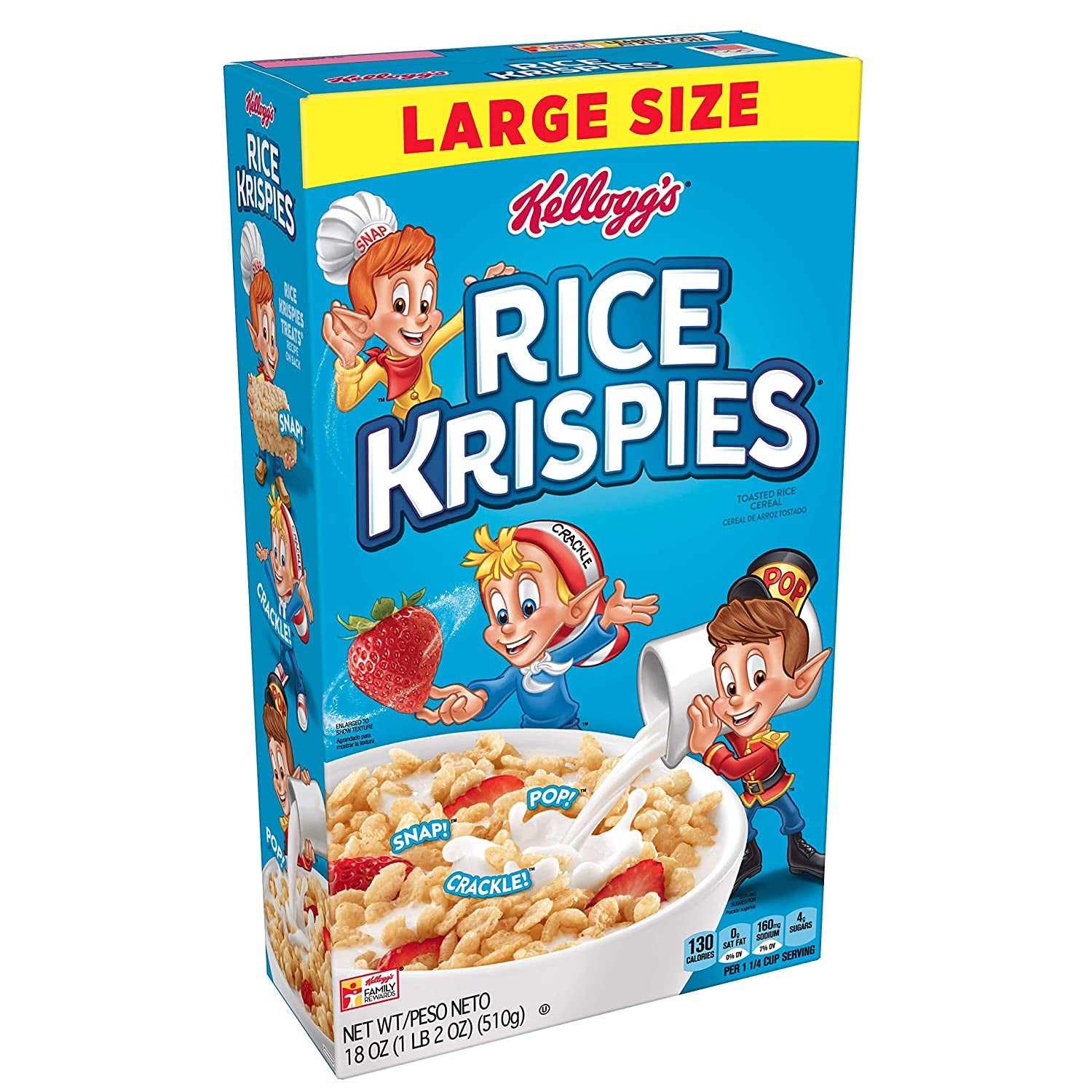 Kelloggs Rice Krispies Cereal 18oz