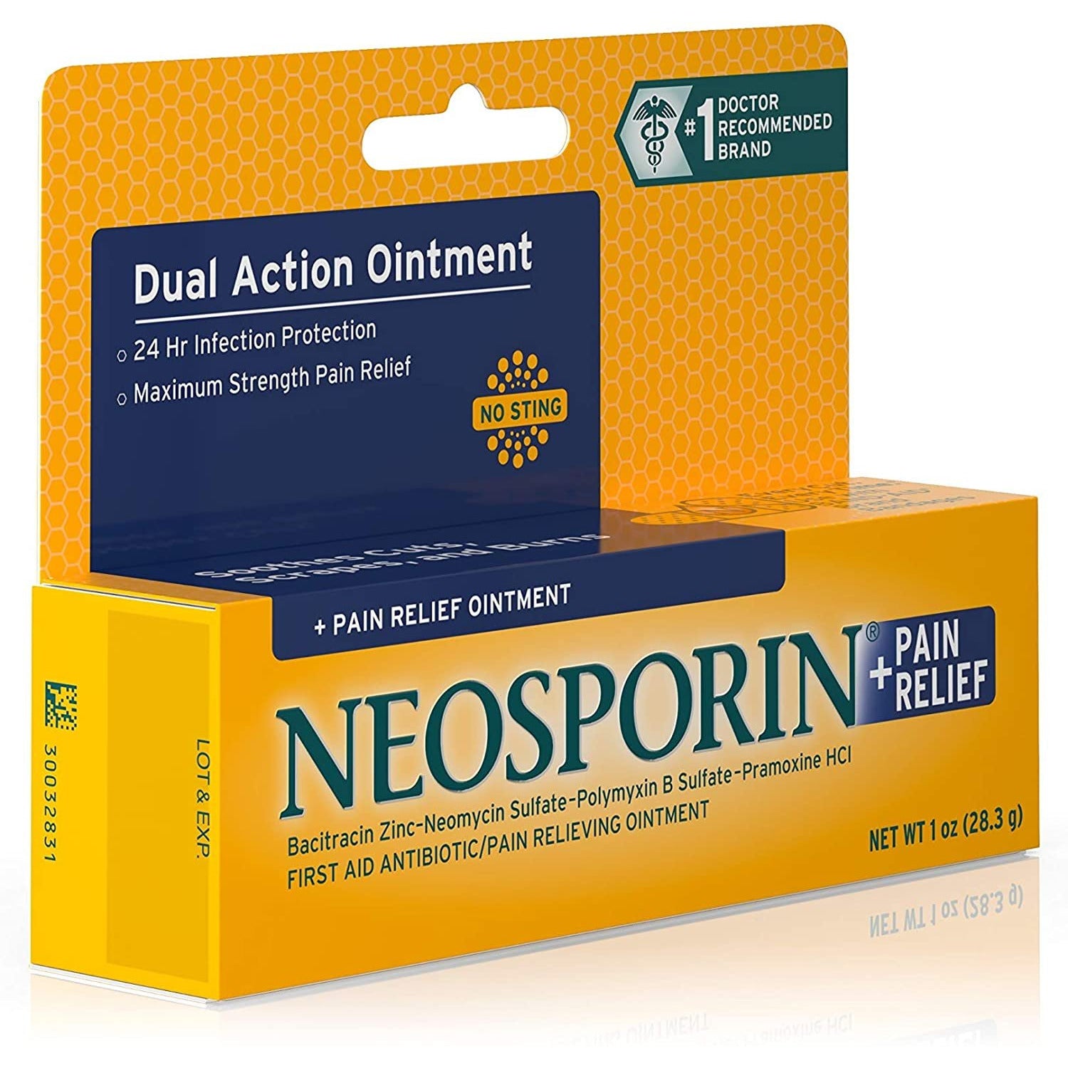 Neosporin Max Strength + Pain Relief Ointment 1 oz