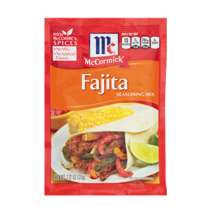 McCormick Fajita Seasoning Mix 1.25oz